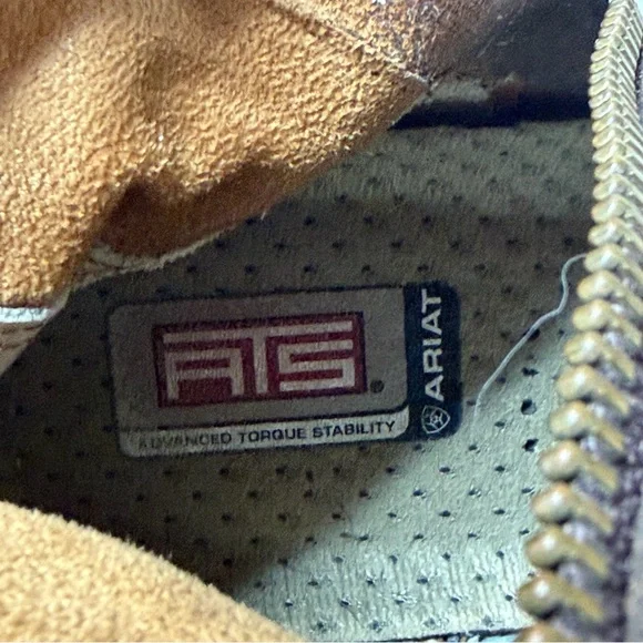 Ariat Hacienda Tall Knee High Leather Cowgirl Cowboy Western Boots Boho Size 10 - Picture 8 of 10